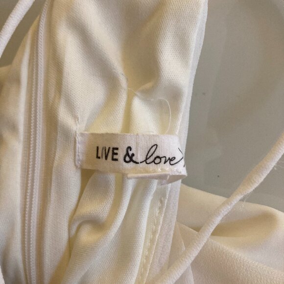 Soft White Sleeveless Max Mini Dress - Size XS - Picture 4 of 13